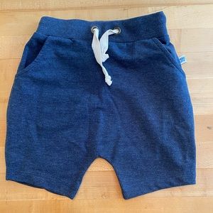 Rugged Butts Jogger Shorts in navy blue